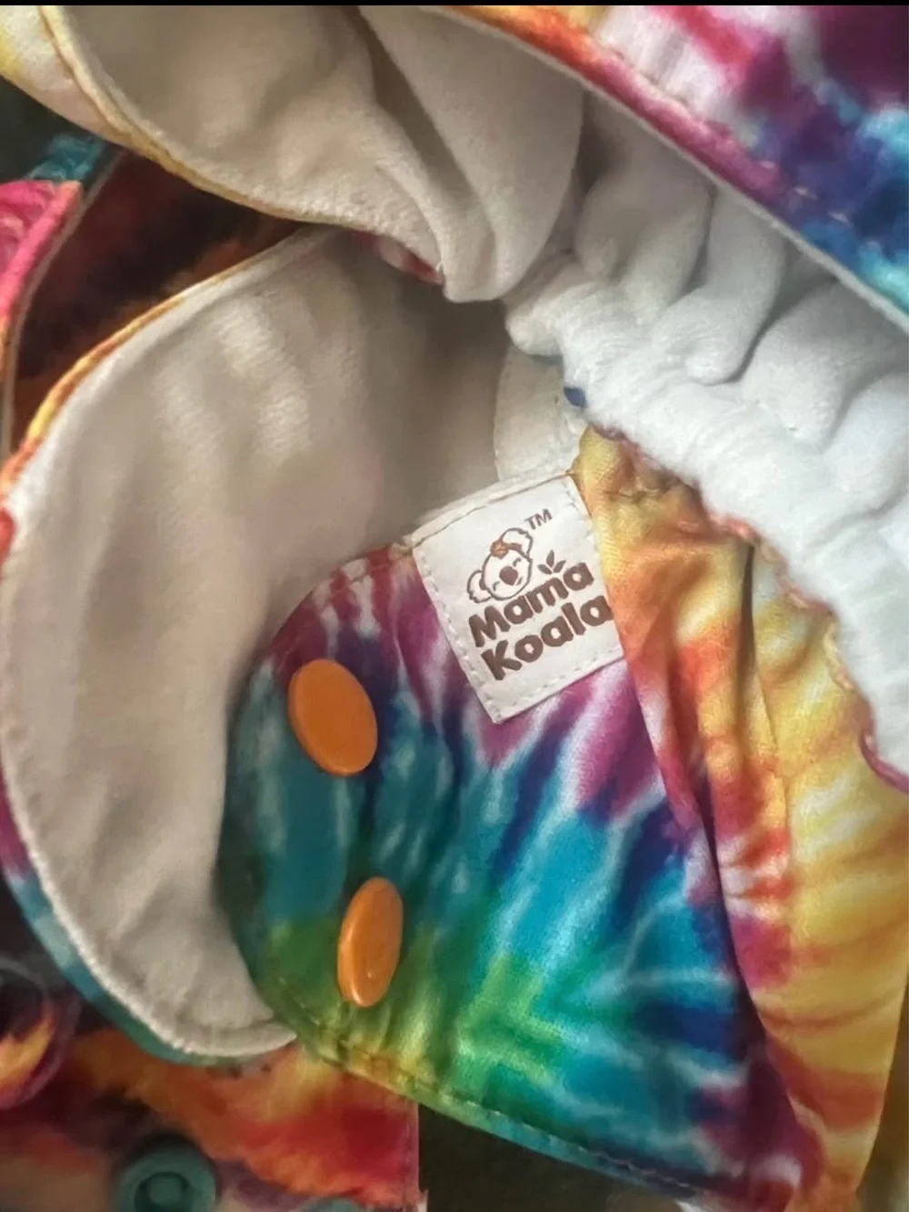 Tie-Dye Reusable Kids Cloth Diaper - Multicolor